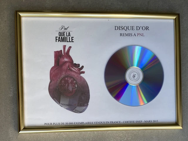 CADRE PNL QUE La Famille, disque D’or EUR 13,95 - PicClick FR
