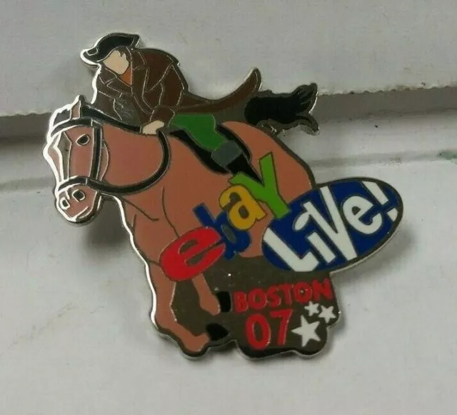 2007 Ebay Live Boston Massachusetts Convention Paul Revere 1.5" Enamel Pin Lapel