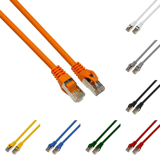 0,25-50m CAT7 Patchkabel Netzwerkkabel RJ45 Ethernet DSL LAN S/FTP CAT.7