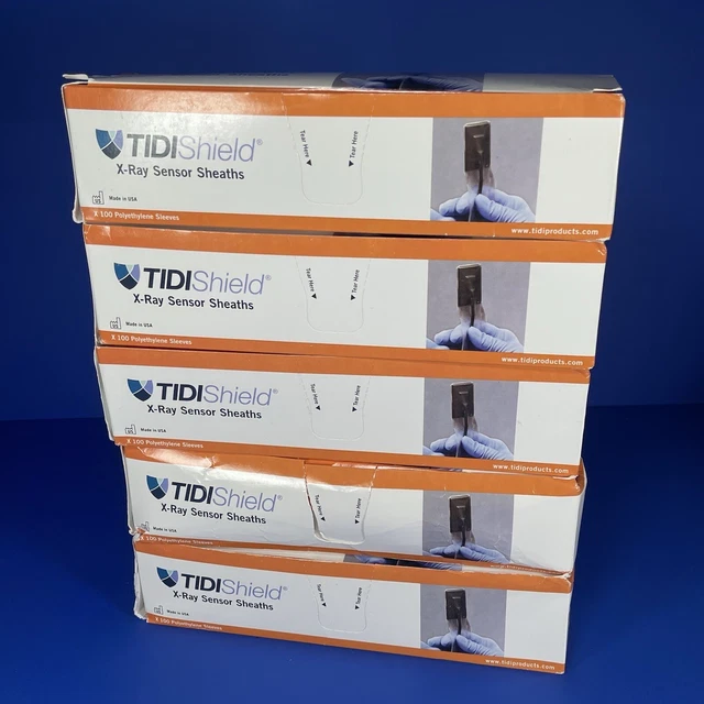 TIDI Shield X-Ray Sensor sheaths fit Dexis and jaz solo xray 500(5x100)