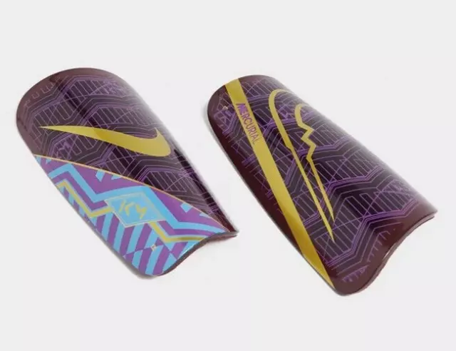 Nike Shin Pads Mercurial Lite Mbappé Personal Edition Shinguard Men's Size Large