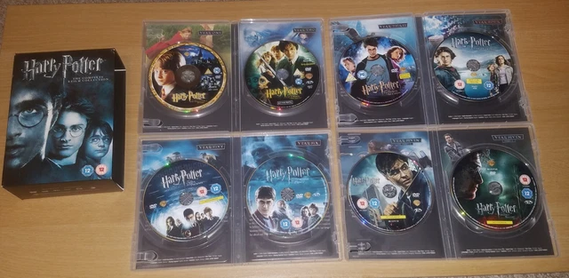 HARRY POTTER DVD Box Set 1-8 Complete 8 Film Collection Boxset - Region