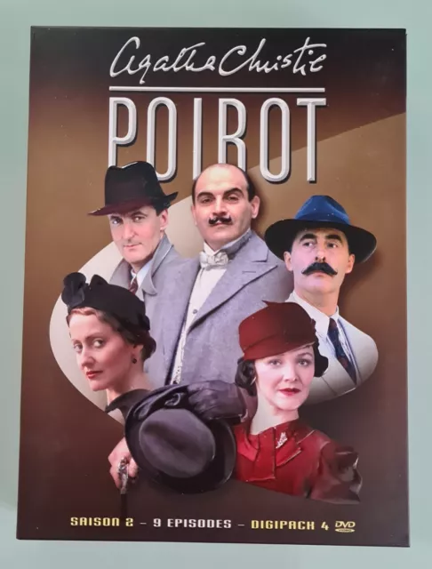 Hercule Poirot Saison 2 Coffret 4 Dvd 9 Épisodes - Agatha Christie