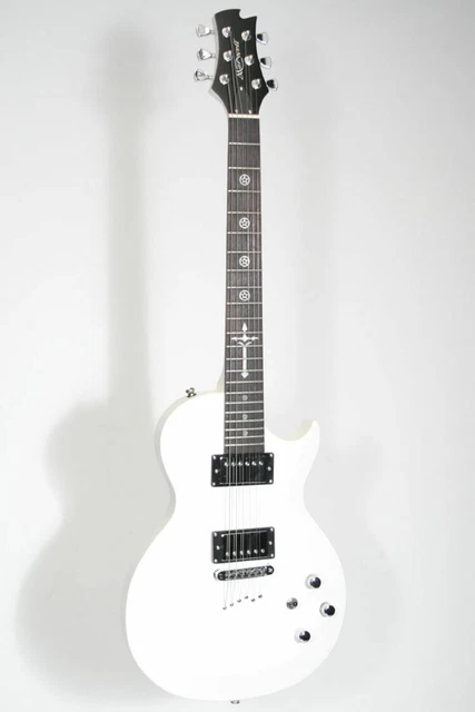 Natella-WH, E-Gitarre, Korpus: Linde massiv, Hals: Ahorn, MH&PU Wilkinson, weiss