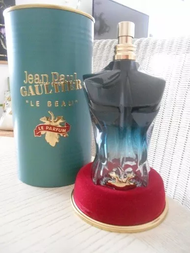 Jean -Paul Gaultier , Flacon vide 125ml/ Collection "   le beau  PARFUM INTENSE