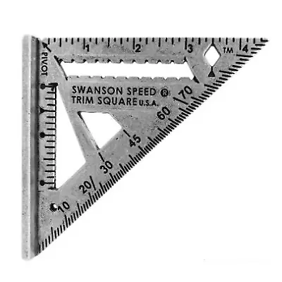 Swanson 4 1/2" Trim Speed Square Roofing Rafter Angle Tool S0145