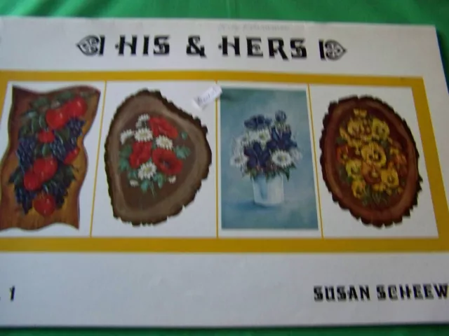 Susan Scheewe His & Hers Painting Patterns V1 1977 Oil Paint Pattern Book