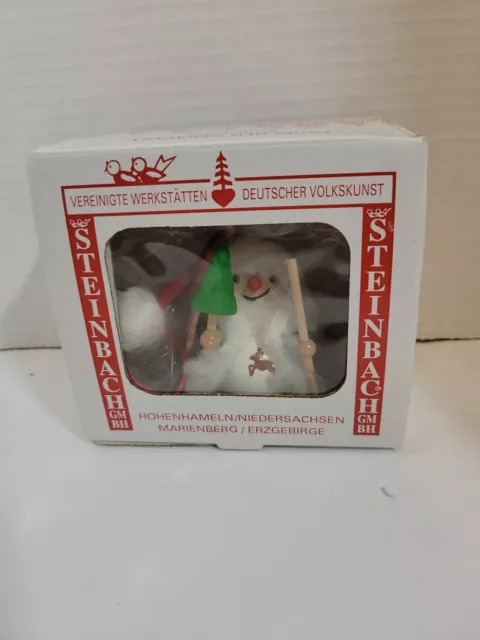 Steinbach Wood Christmas Ornament Hand Made Germany With Box