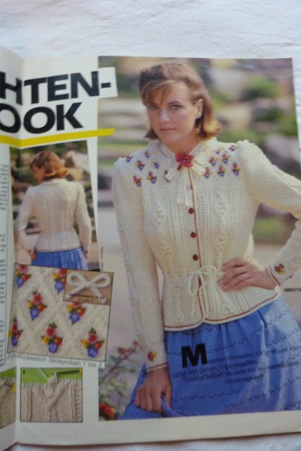VINTAGE:burda: "Anna" Spaß am Handarbeiten August 1983 sticken, stricken, häkeln 5