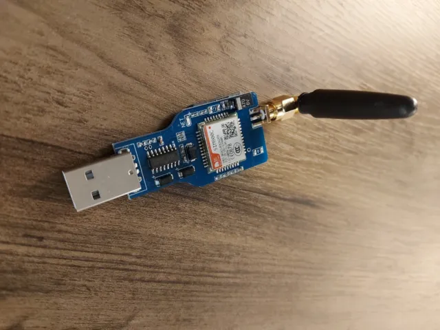 GSM/GPRS USB modem, receive / send SMS