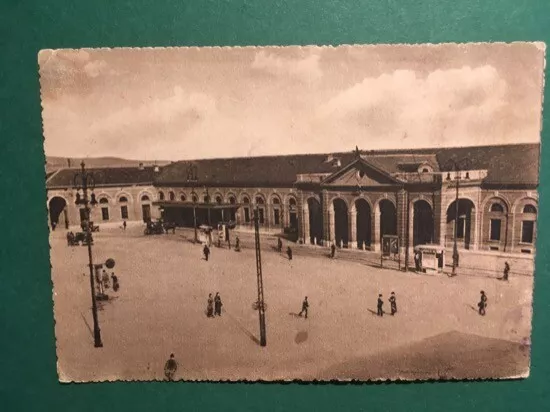 Cartolina Ancona - Piazza Della Stazione - 1920 ca.
