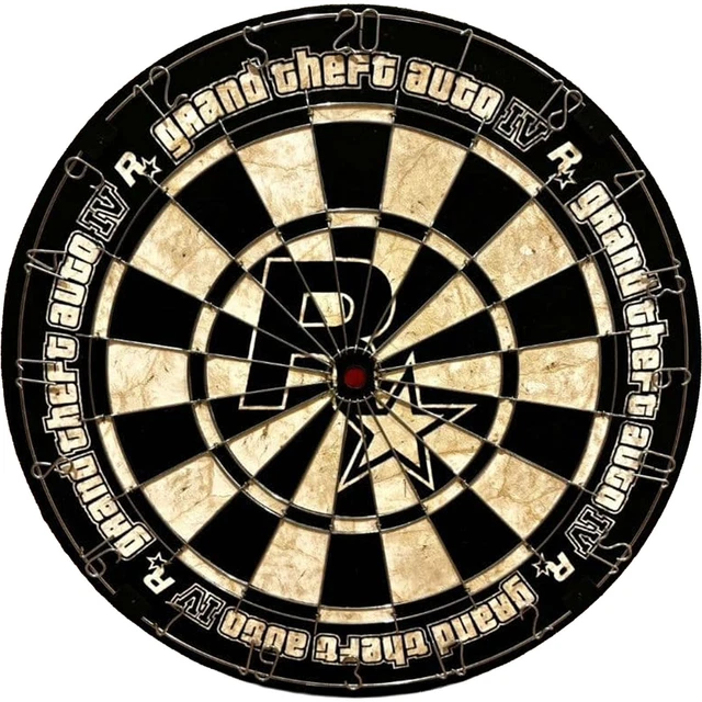 GRAND THEFT AUTO IV GTA 4 Rockstar Games Dartboard Video Game