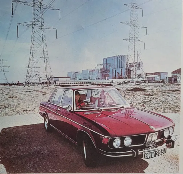 BMW 3.0Si Sports Car "When It's A Matter Of Power" 1973 Ad ILN ~8.5x12.5"