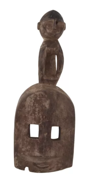 Antiguo Máscara Africana Del Mali - Omono Dogon Mono Arte Tribal Coutumier-17231