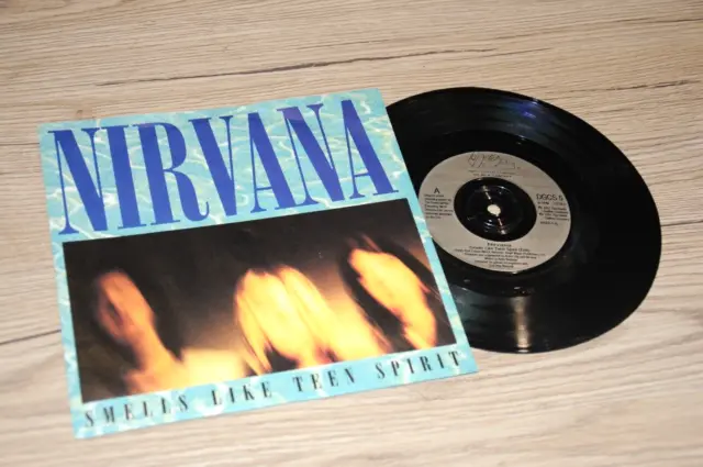 NIRVANA smells like teen spirit UK rare 45 rpm