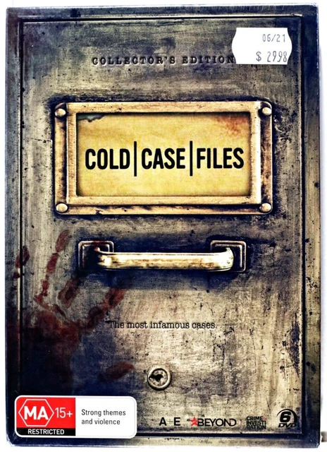 COLD CASE FILES box set REGION 4 documentary 6 x dics COLLECTORS ...