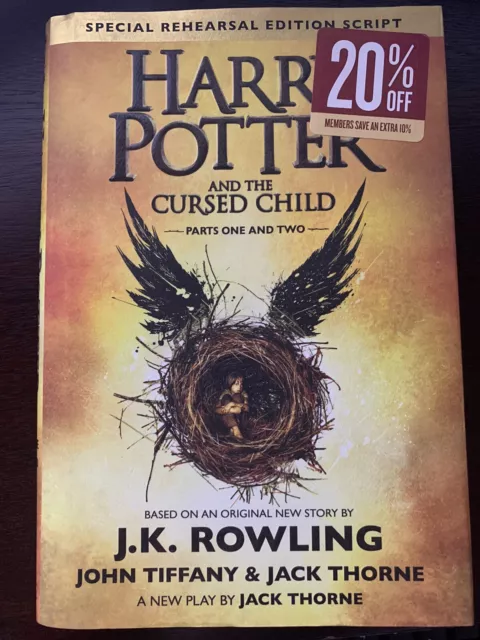 Harry Potter and The Cursed Child Special Rehearsal Edition Script Hardcover