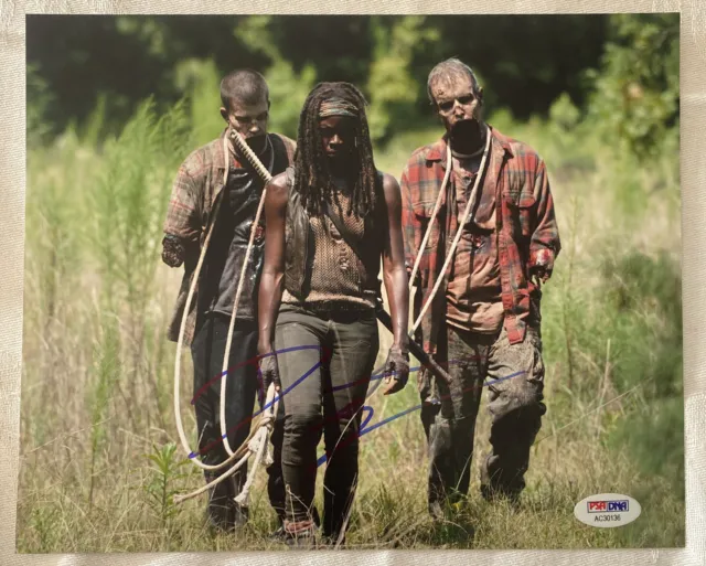 The Walking Dead- Michonne - Signed 8X10” Photo PSA/DNA Authenticated