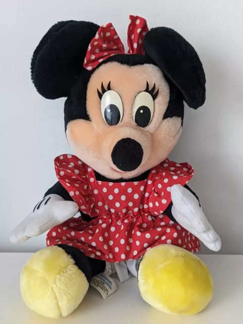 Vintage Disney Minnie Mouse Figur Stofftier -Disneyland -Disney World -Rare -Htf