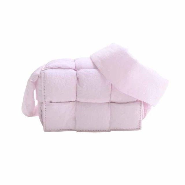 Used Bottega Veneta Intrecciato Nylon Mini Candy P Cassette Shoulder Bag Pink La