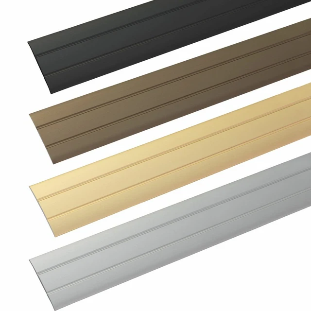 Profilo Transizione Alluminio 90cm X 35mm - Per Pavimenti Stessa Altezza - Fissaggio A Viti - Foto 7