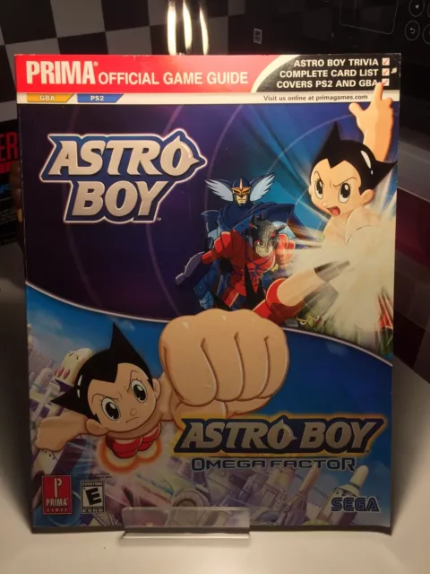 GBA / PS2 Astro Boy Omega Factor Prima Strategy Guide Sega