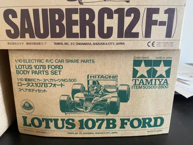 Tamiya Lotus 107B Ford F1 body parts set #50500