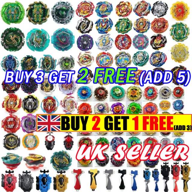 170 Types Kid Beyblade Burst Starter Spinning Top Fun Toy Bayblade Launcher Grip