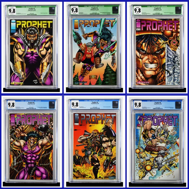 Prophet Set Of 9 #1 Through #9 CGC Graded 9.8 Image 1993/94 Comic Books