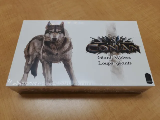 Conan Board Game GIANT WOLVES Expansion New Sealed Kickstarter Monolith