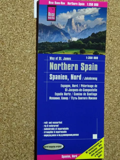 Spanien Nord - Landkarte Map 1:350.000