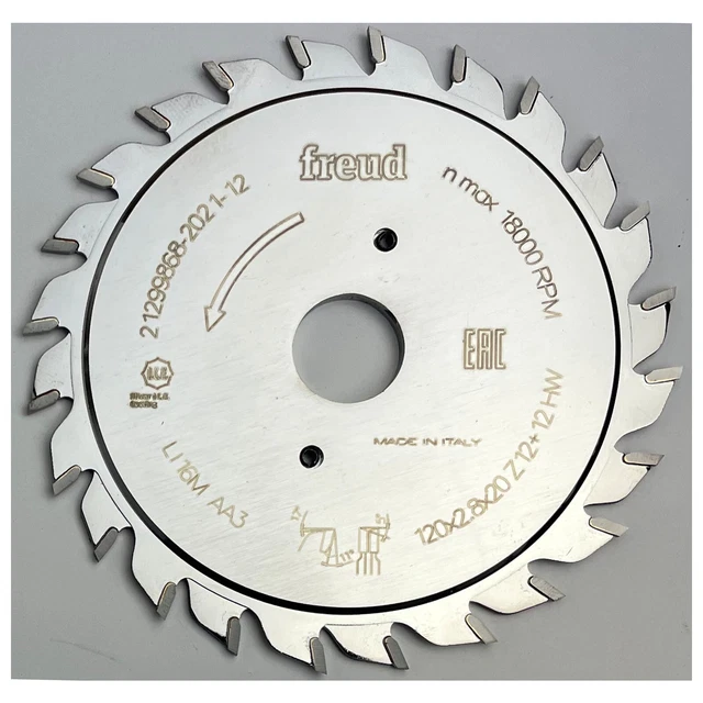 120mm Freud Adjustable saw panel sizing scoring  circular saw blade LI16M AA3