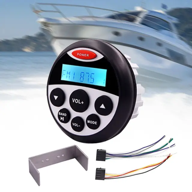 Bluetooth Marine Radio Boat Stereo 3.5inch Subwoofer Audio System Digital Media