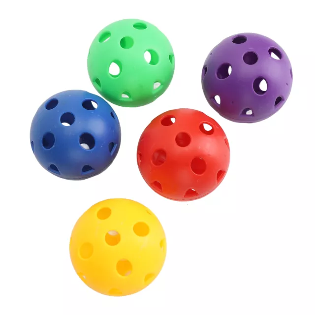 5pcs Sensory Training Balls Colorful Hollow Out Improve Coordination Fine GFL