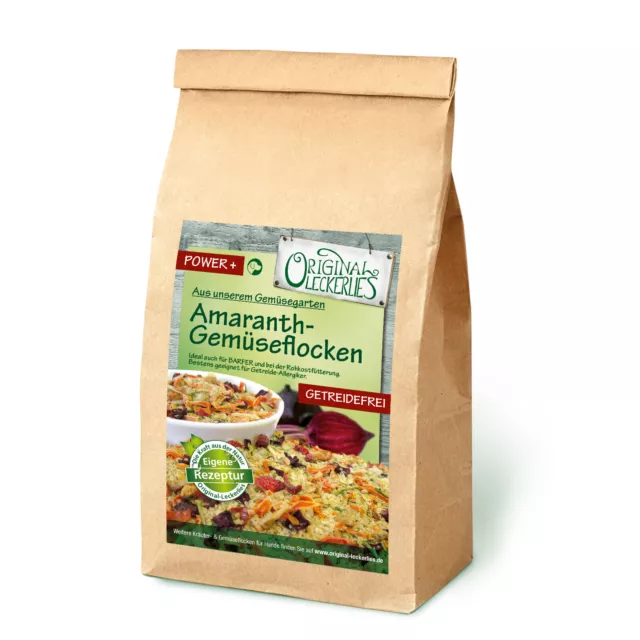 *1kg* Amaranth-Gemüseflocken, Hundeflocken, BARF, getreidefrei, Haut & Fell