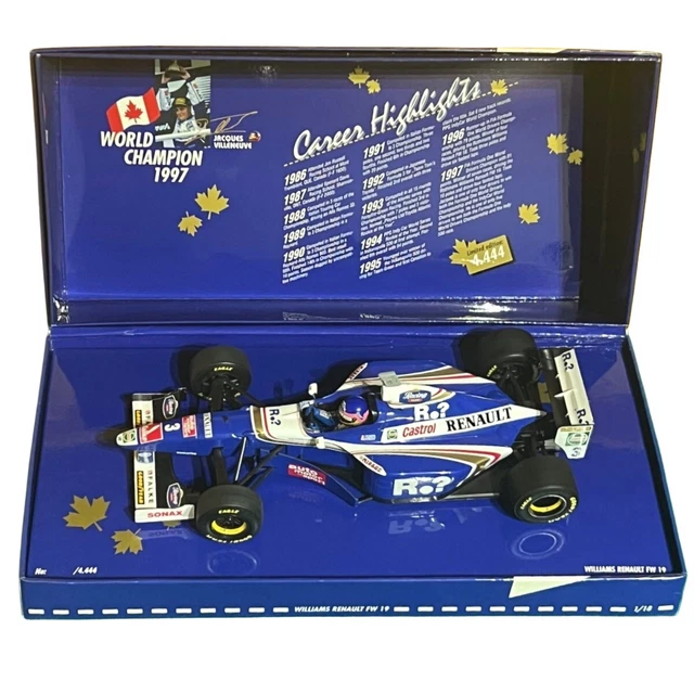1/43 MINICHAMPS JACQUES Villeneuve 1995 Indy 500/CART