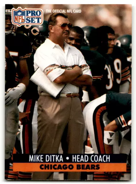 1991 Pro Set #108 Mike Ditka Chicago Bears