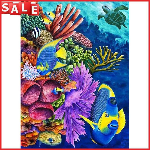 DIY 5D Mosaic Underwater World Full Drill Round Diamond Resin Painting Kit
