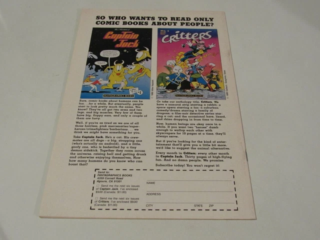 Doomsday Squad   #3  1st App Usagi Yojimbo  1986 2