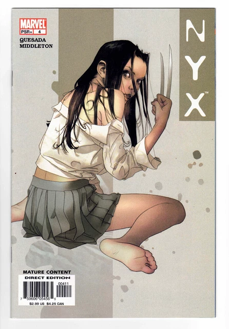 NYX # 4 Marvel 1st App Tatiana Second App X-23 July 2004 (VF/NM)