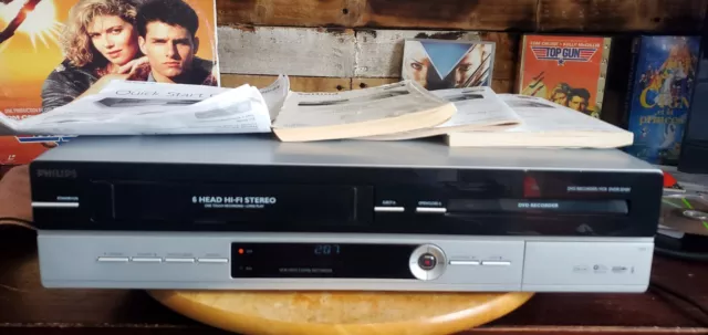 327 Combi Magnetoscope VHS DVD Philips DVDR3510v