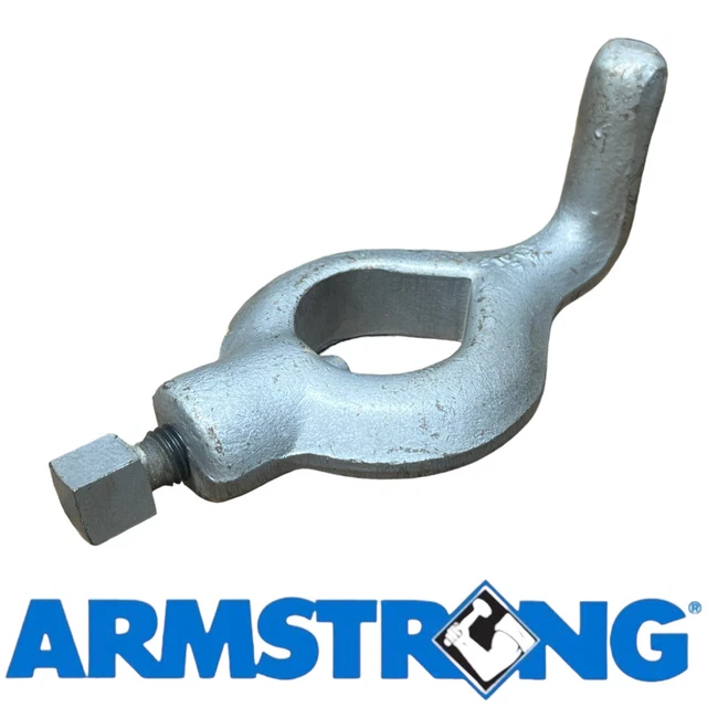 Armstrong No. 8 Bent Tail Lathe Dog 2” Hole South Bend Atlas Logan Lathe