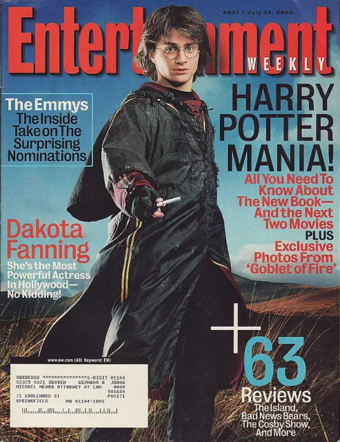 Entertainment Weekly Magazine - # 831 - July 29,2005 - DANIEL RADCLIFFE cover