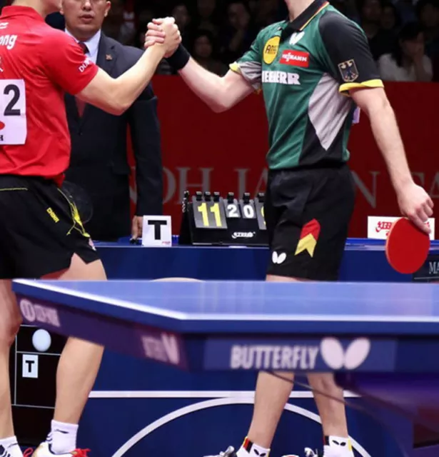 German table tennis team Shirt + Shorts (Colour: Red/Black/Green/Grey) UK