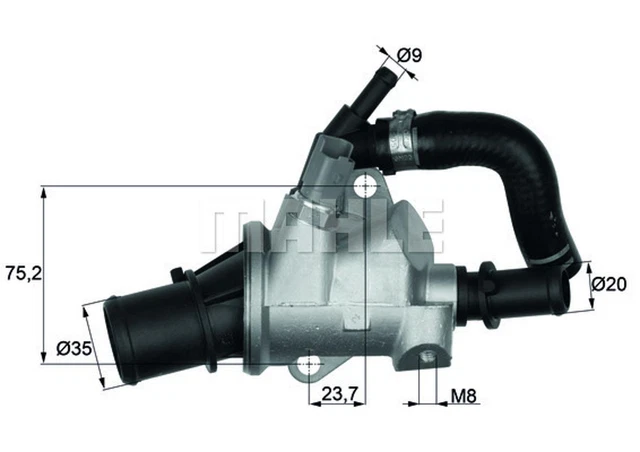 Termostato Refrigerante BEHR MAHLE TI 145 88 per ALFA 156 166 SPORTWAGON JTD 932