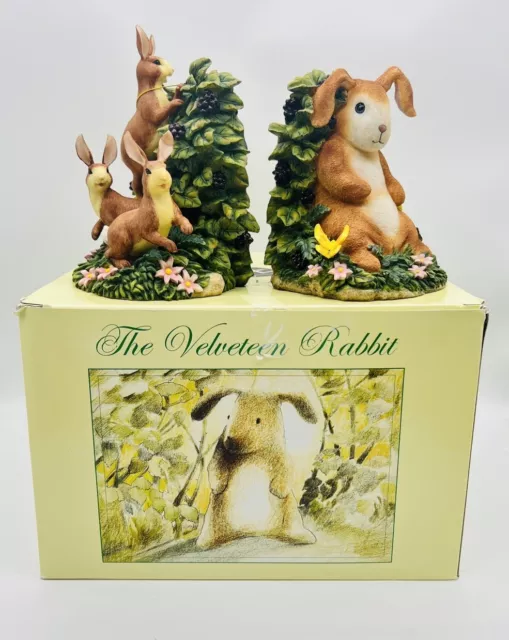 Vintage Westland The Velveteen Rabbit Set Bookends 2000 Discontinued HTF