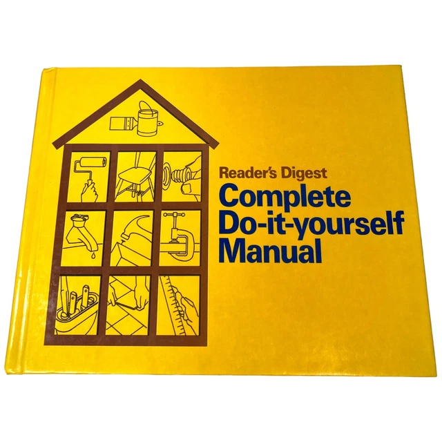 READERS DIGEST COMPLETE Do It Yourself DIY Home Repair Manual VTG 1973