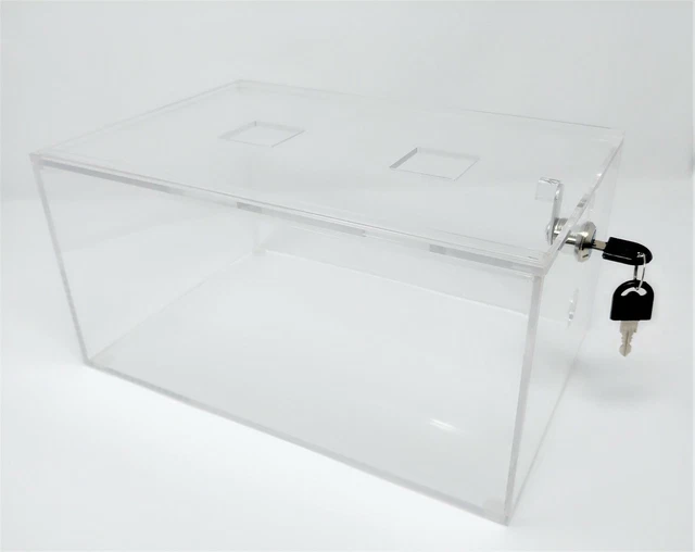 BOXULOCK LOCKABLE MEDICINE Box. 2 keys included. Transparent. £39.99