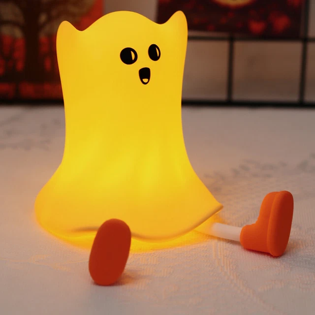 SILICONE LED KAWAII Lamp USB Rechargeable Dimmable Bedside Baby Soft