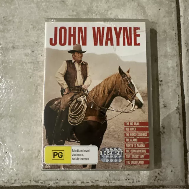 John Wayne Movie Collection 8 Discs- DVD Box Set Region 4